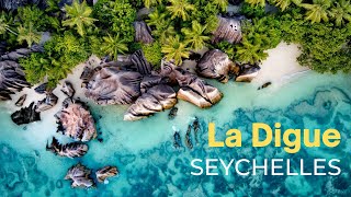 Seychelles  La Digue  Beaches 4k [upl. by Wrench]