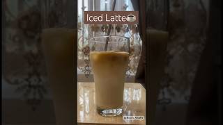 Condensed Milk Coffee Ice Cubes Latte☕️🧊 shorts coffee [upl. by Hadias]