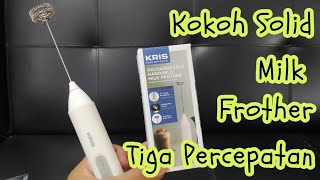 MILK FROTHER DARI KRIS  DESIGN CAKEP  RECHARGEABLE TYPE C 👌👌 [upl. by Kcirb161]