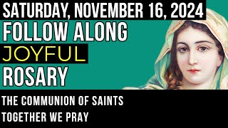 WATCH  FOLLOW ALONG VISUAL ROSARY for SATURDAY NOVEMBER 16 2024  PEACE amp FORTITUDE [upl. by Norac]