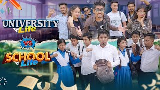 স্কুল লাইফ VS ইউনিভার্সিটি লাইফ  School Life VS University Life  Bangla Funny Video  Zan Zamin [upl. by Sekyere331]