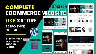 How to Make a FREE eCommerce Website with WordPress  ONLINE STORE  WooCommerce 2025 [upl. by Willock291]