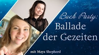 Buchparty ☆ Maya Shepherd zu Gast mit quotBallade der Gezeitenquot ☆ 29 September 2024 [upl. by Iclehc]