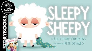 Sleepy Sheepy  A cute rhyming bedtime story [upl. by Anilra]