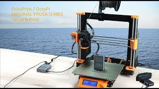 OctoPi setup for Original Prusa i3 MK3 [upl. by Neltiac955]