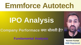 Emmforce Autotech Limited IPO Emmforce Autotech IPO  GMP  Review  Analysis [upl. by Anatsirhc387]