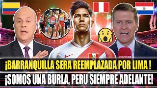 ¡UNA VERGUENZA PRENSA COLOMBIANA ENOJADA PORQUE PERU Y PARAGUAY LE QUITAN SEDE DE J PANAMERICANOS [upl. by Drofnas568]