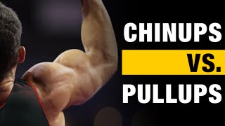 Pullups vs Chinups The BIG Differences [upl. by Eeladnerb]