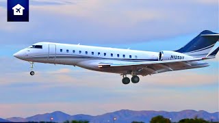 Large Private Jets ONLY  Sunset Arrivals amp Departures [upl. by Akener802]