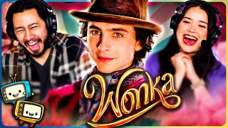 WONKA 2023 Is Delightful  Movie Reaction  First Time Watch  Timothée Chalamet [upl. by Marasco405]