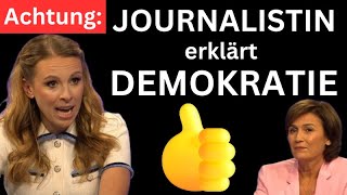 💥ACHTUNG💥 Journalistin NENA BROCKHAUS erklärt bei MAISCHBERGER was DEMOKRATIE bedeutet [upl. by Llarret]