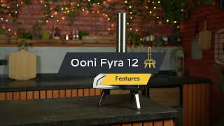 Ooni Fyra 12 Portable Wood Pellet Pizza Oven [upl. by Randene]