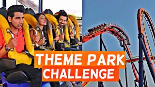 Theme Park Challenge  Rimorav Vlogs [upl. by Sabsay]