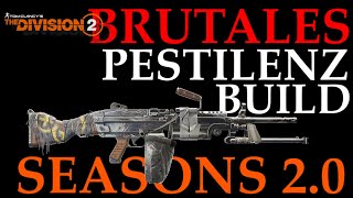 DIVISION 2  PESTILENZ BUILD GUIDE  SEASONS 20  SHADES OF RED  DEUTSCH [upl. by Aivatnahs383]