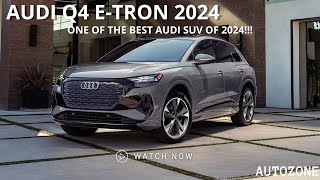 NEW 2024 AUDI Q4 ETRON ONE OF THE BEST AND FASTEST AUDI SUV [upl. by Kucik319]