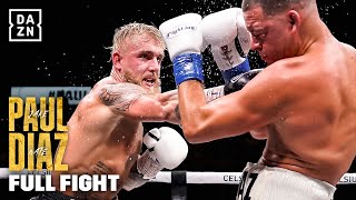 FULL FIGHT  Jake Paul vs Nate Diaz [upl. by Ringler]