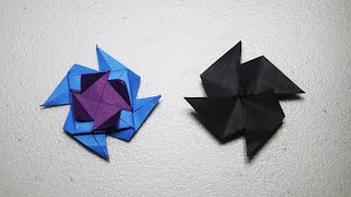 FOLD Ninja Stars Like a PRO with Origami Mastery [upl. by Ingold340]