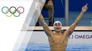 Chinas Sun wins Mens 200m Free gold [upl. by Gavette]