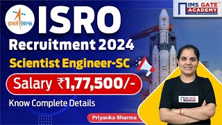 ISRO Scientist Recruitment 2024  Technical Scientist Post for MEMTech  Priyanka Sharma [upl. by Nylsaj]