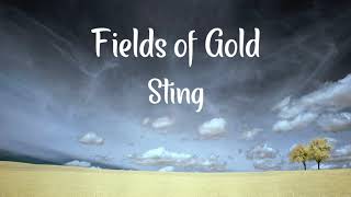 Sting  Fields of Gold Lyrics [upl. by Trahern]