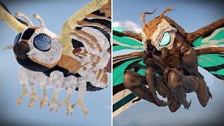 Titanus Mosura vs Heisei Mothra Comparison  Which is Your Favorite [upl. by Nnyleak]