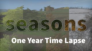 Farming Simulator 17  Seasons Mod  One Year Time Lapse [upl. by Winnie]