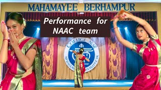 Mahamayee Berhampur 📍Performance for NAAC team 😍 dhamaka dance performance 🎭 [upl. by Einallem]