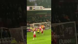 Guiseley fans at Stevenage awaydays Giuseley stevenagefc stevenage stevenagefcofficial [upl. by Leroy]