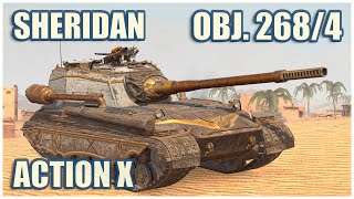 Caernarvon AX Object 2684 amp Sheridan • WoT Blitz Gameplay [upl. by Tamer]