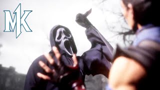 MK1 Ghostface Fatality Gameplay  Mortal Kombat 1 Khaos Reigns DLC [upl. by Lerak]