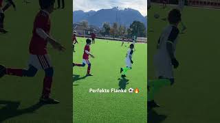 U10 Flanke Tor 🔥⚽️ football footballtechnique soccer footballskills skills dribbling [upl. by Holmes]