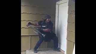 Police Battering Ram Fails [upl. by Ahsuatal]