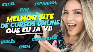 🔝 O MELHOR SITE PARA FAZER CURSOS ONLINE GRATUITOS com CERTIFICADO GRÁTIS  Mari Rel [upl. by Suiramad607]