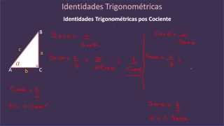 Identidades Trigonométricas por Cociente [upl. by Grane]