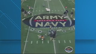 Army VS Navy football game Saturday at 3pm [upl. by Enelram]