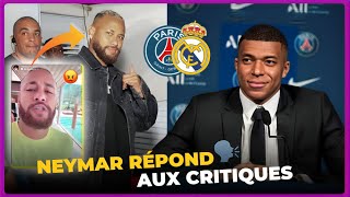 NEYMAR RÉPOND AUX CRITIQUES SUR SON POIDS  MBAPPÉ VA ANNONCER SA DÉCISION AU PSG  Actu foot [upl. by Ohcamac413]