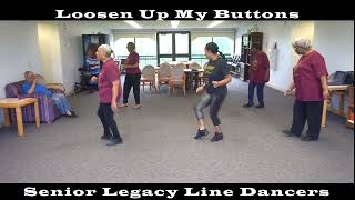 Loosen Up My Buttons Line Dance [upl. by Sundberg]