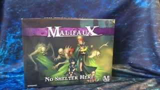 Unboxing Malifaux No Shelter Here Starter Box [upl. by Greenquist]