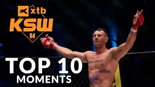 Najlepsze momenty gali XTB KSW 94  TOP 10 Moments [upl. by Lange]