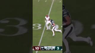 Jalen Hurts to Dallas Goedert for 15yards amp a FIRST DOWN 🦅🔥 Eagles vs Commanders Highlights [upl. by Llehsam43]