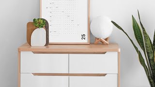 A Kickstarter Project We Love The Minimalists Wall Calendar Visualize Your 2025 [upl. by Aseram]