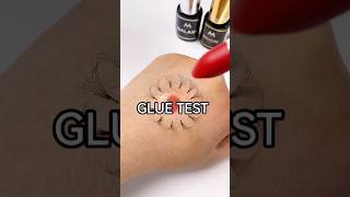 MOON GLUE TEST🎃Don’t need to wait 24 hours after lashing🤗lashes lashartist lashtech lashglue [upl. by Atal373]