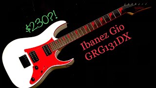 Ibanez guitar reviewGIO GRG131DX [upl. by Idnym]