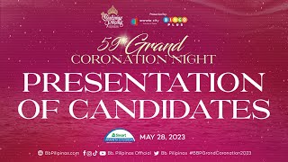 2023 Binibining Pilipinas Grand Coronation Night  PRESENTATION OF CANDIDATES [upl. by Namhar]