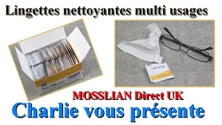 Lingettes nettoyantes multi usages MOSSLIAN [upl. by Annait]