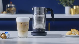 Nespresso Aeroccino 4  How to make an Iced Latte Macchiato [upl. by Asserak518]