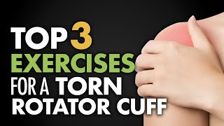 Top 3 Exercises for Torn Rotator Cuff [upl. by Anjali]