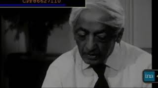 JIDDU KRISHNAMURTI La révolution du silence [upl. by Notirb]