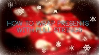 How to Wrap Presents with Pull Strings [upl. by Selig]