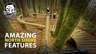 Riding Insane amp Beautiful North Shore MTB features [upl. by Ness359]